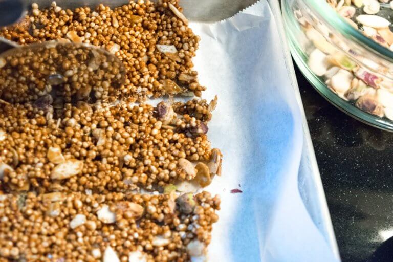How to make Puffed Quinoa Jaggery Chikki Nidhi Patel
