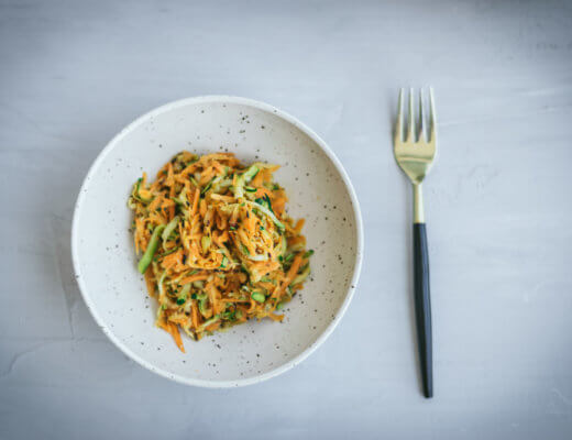 Spiced Salad: zucchini and carrot nutrition power pack